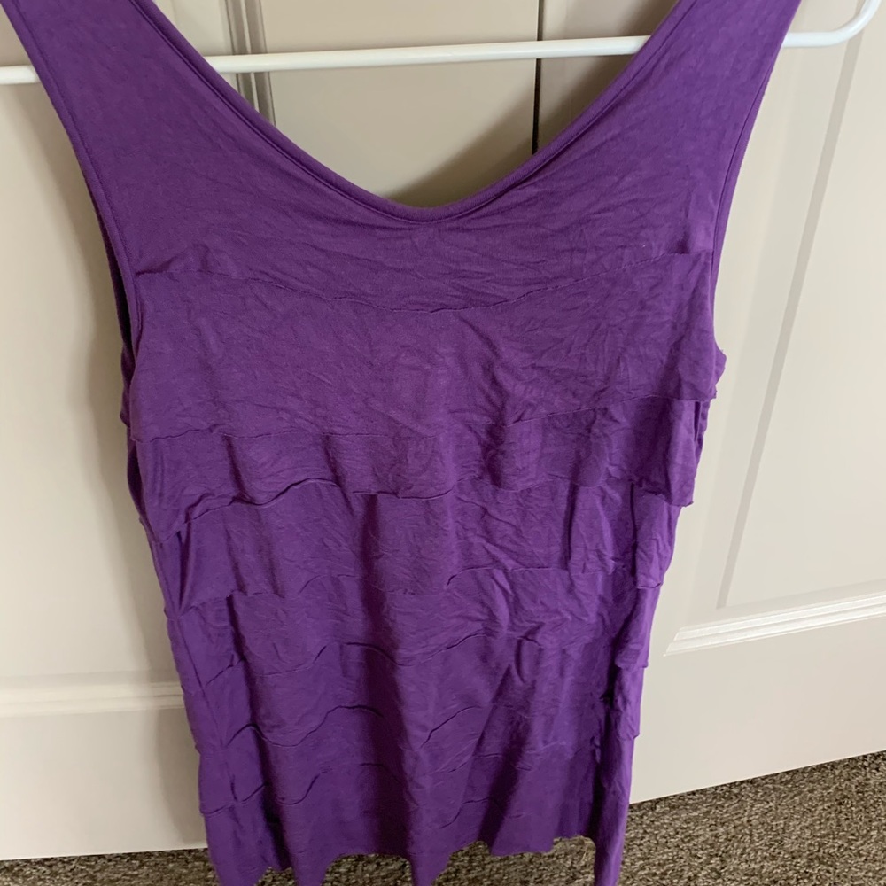 Boutique Purple sleeveless shirt